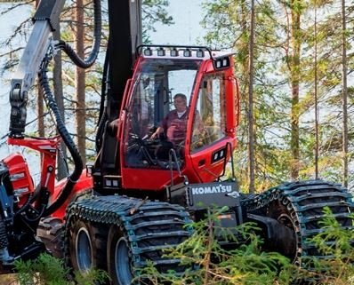 Komatsu Forest: харвестеры, разработанные для операторов